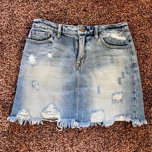 KanCan Denim Mini Skirt M